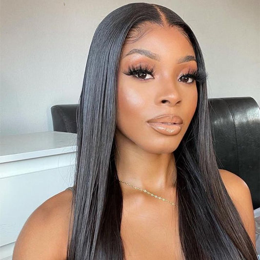 HD - Human Hair 13x4 Lace Front Straight Wig