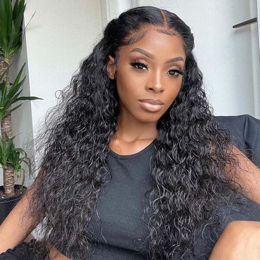 HD - Human Hair 13x4 Lace Front Kinky Curly Wig