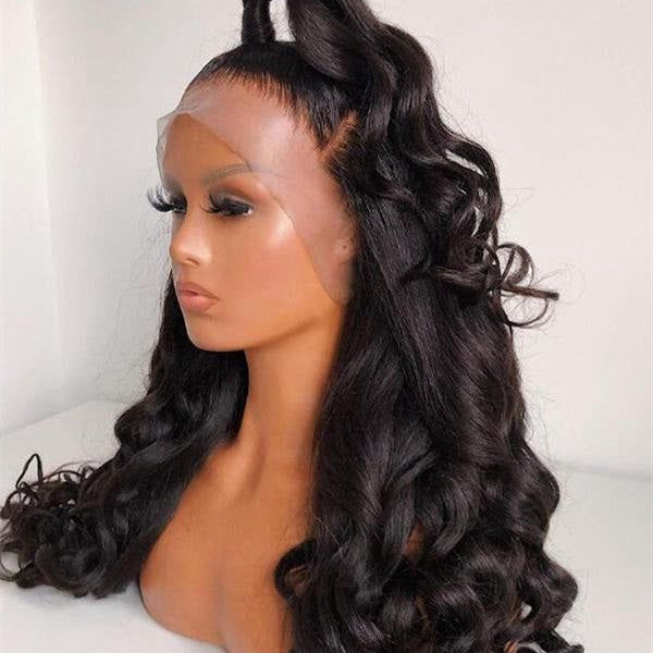 HD - Human Hair 4x4 Lace Closure Loose Wave Wig